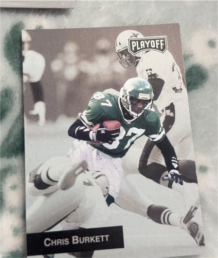 1993 Playoff #177 Chris Burkett — front