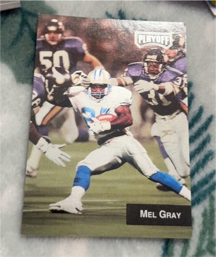 1993 Playoff #187 Mel Gray — front