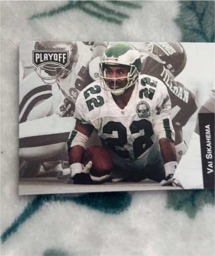 1993 Playoff Football #22 Vai Sikahema — front