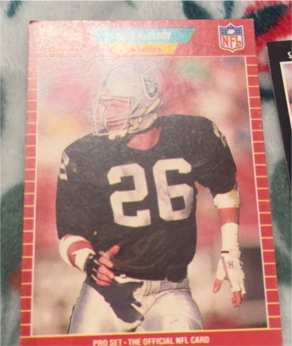 1989 Pro Set #187 Vann McElroy — front