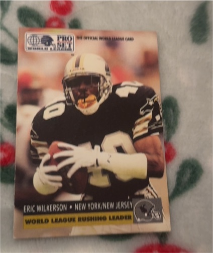 1991 Pro Set #709 Eric Wilkerson — front