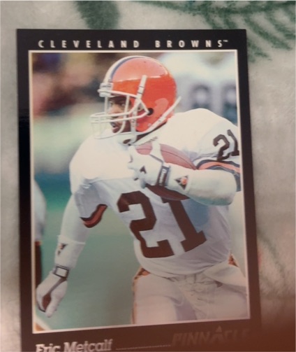 1993 Pinnacle #31 Eric Metcalf — front