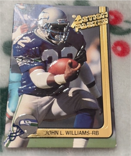 1991 Action Packed #260 John L. Williams — front