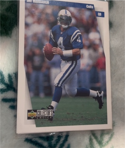 1997 Upper Deck Collector's Choice #155 Jim Harbaugh — front