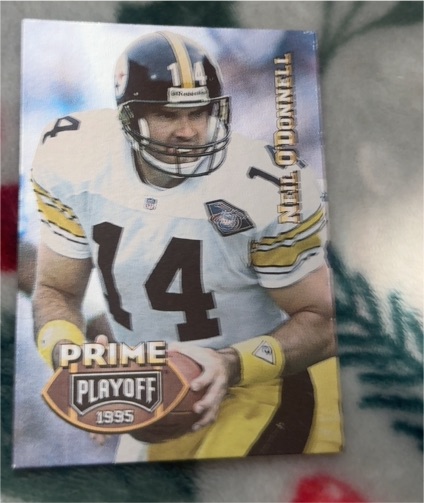 1995 Playoff Prime #12 Neil O'Donnell — front