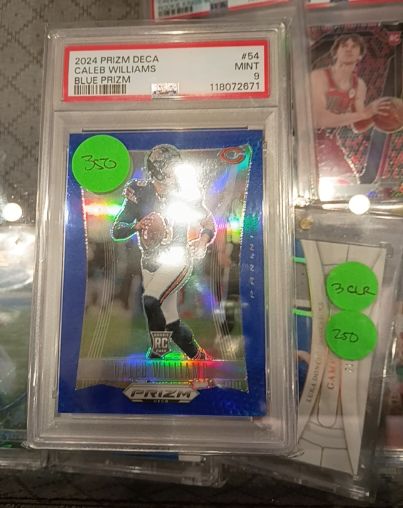 2024 Panini Prizm Deca #54 Caleb Williams Blue Prizm — front