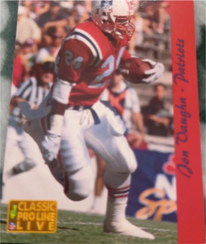 1993 Classic Pro Line Live #170 Jon Vaughn — front