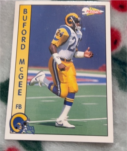 1992 Pacific #480 Buford McGee — front