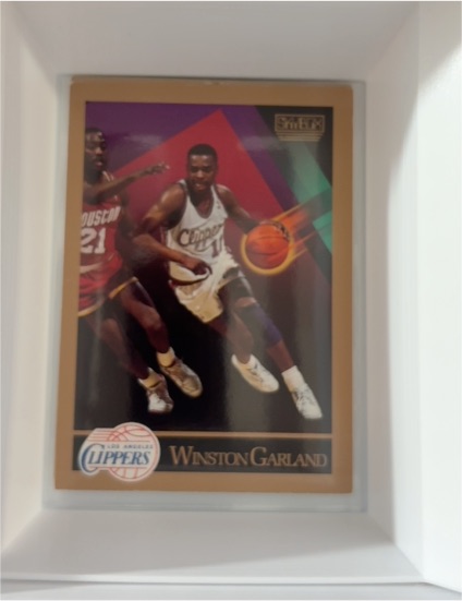 1990-91 SkyBox #125 Winston Garland Los Angeles Clippers — front