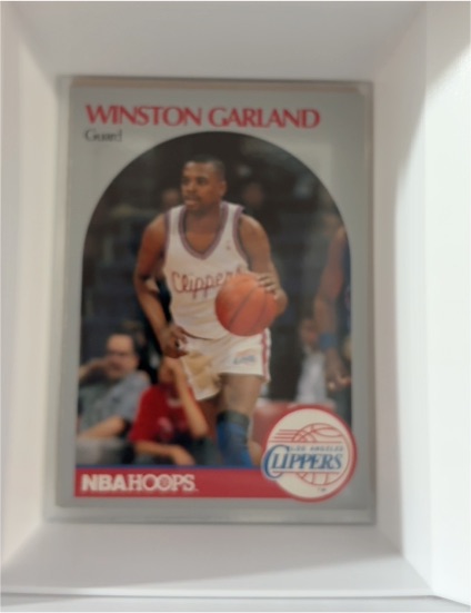 1990-91 NBA Hoops #143 Winston Garland — front