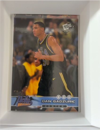 2002 Press Pass #10 Dan Gadzuric UCLA Bruins — front