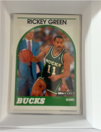 1989 NBA Hoops #56 Rickey Green — front