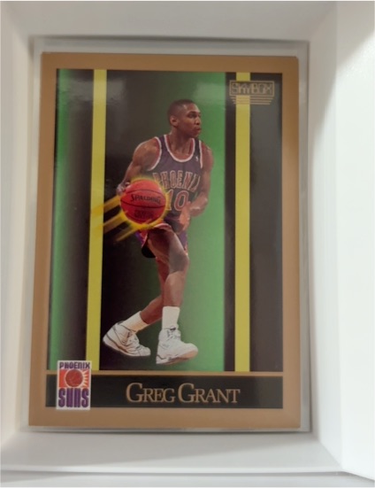 1990-91 SkyBox #221 Greg Grant — front