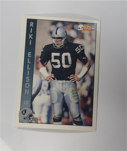 1992 Pacific #474 Riki Ellison — front