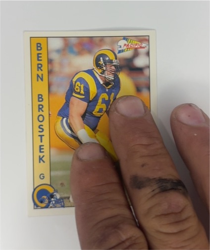 1992 Pacific #481 Bern Brostek — front