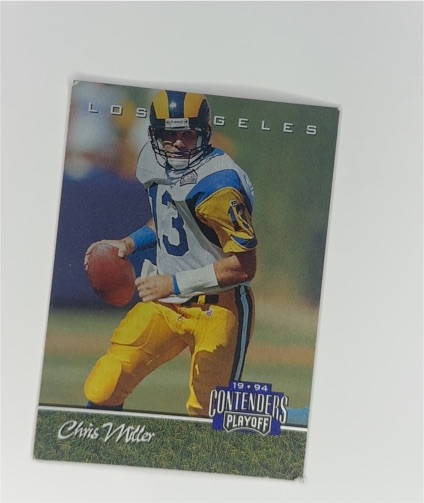 1994 Playoff Contenders Playoff #N/A Chris Miller — front
