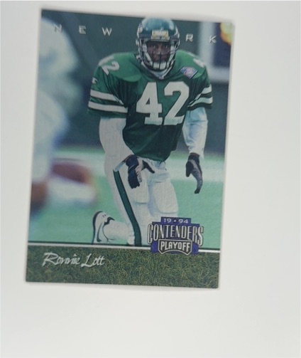 1994 Playoff Contenders #81 Ronnie Lott New York Jets — front