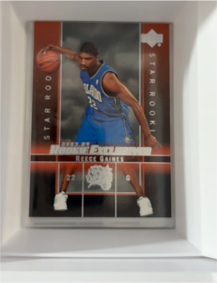2003-04 Upper Deck Rookie Exclusives #11 Reece Gaines — front