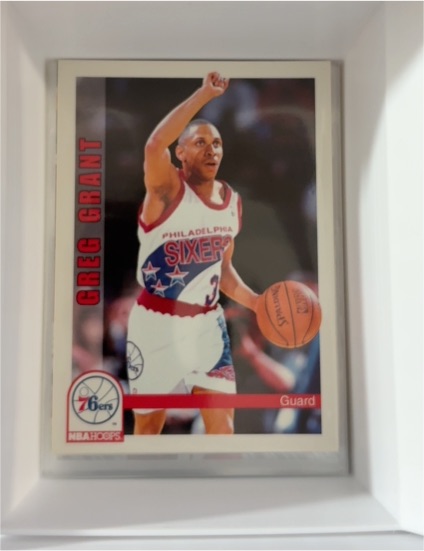 1992-93 NBA Hoops #444 Greg Grant — front