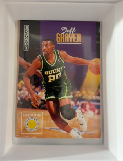 1992 SkyBox #134 Jeff Grayer Golden State Warriors — front