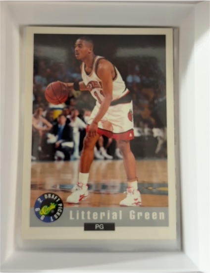 1992 Classic Draft Picks #5 Litterial Green — front