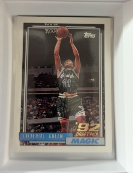 1992-93 Topps #299 Litterial Green — front
