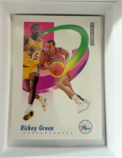 1991-92 SkyBox #215 Rickey Green — front
