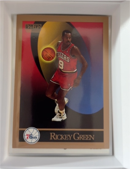 1990-91 SkyBox #404 Rickey Green — front