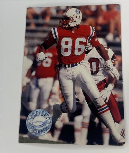 1991 Pro Set Platinum #230 Irving Fryar New England Patriots — front