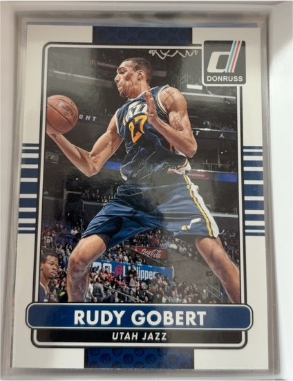 2014-15 Panini Donruss #198 Rudy Gobert — front