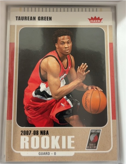 2007-08 Fleer #215 Taurean Green — front