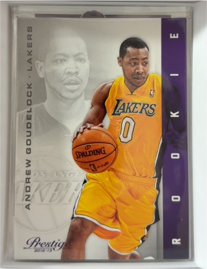2012-13 Panini Prestige #184 Andrew Goudelock Rookie Card — front