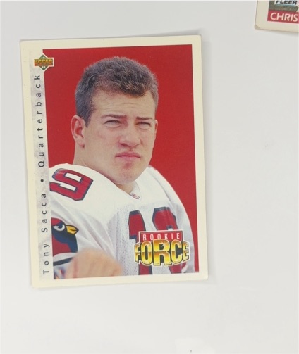 1992 Upper Deck #420 Tony Sacca Rookie Force — front