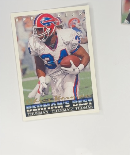 1993 Upper Deck #438 Thurman "Thermal" Thomas — front