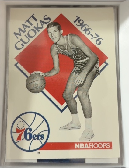 1990-91 NBA Hoops #352 Matt Guokas — front