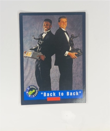 1992 Classic Draft Picks #98 Back to Back Desmond Howard and Ty Detmer — front