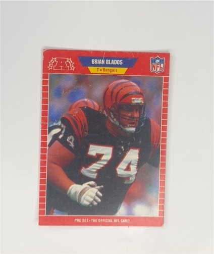 1989 Pro Set #447 Brian Blados Cincinnati Bengals — front