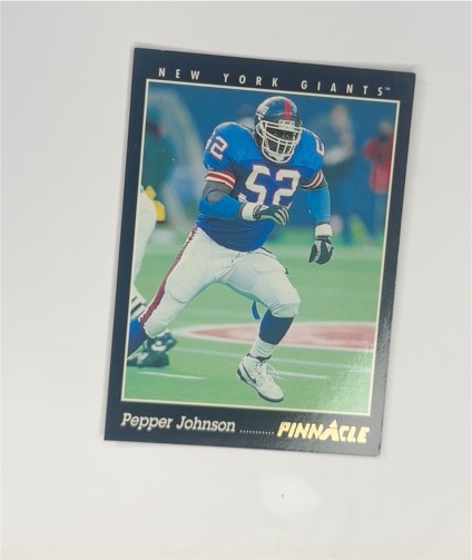 1992 Pinnacle #5 Pepper Johnson — front