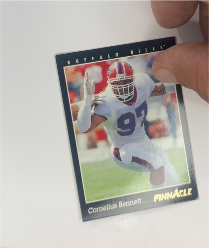 1993 Pinnacle #68 Cornelius Bennett — front