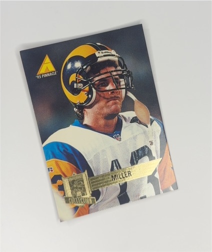 1995 Pinnacle Club Collection #158 Chris Miller St. Louis Rams — front