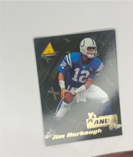 1995 Pinnacle Club Collection #106 Jim Harbaugh — front
