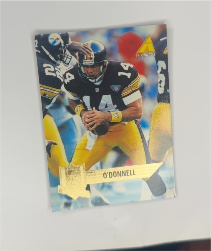 1995 Pinnacle Club Collection #183 Neil O'Donnell — front