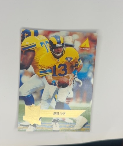 1995 Pinnacle #177 Chris Miller — front