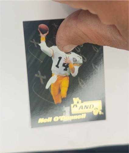 1995 Pinnacle Club Collection #187 Neil O'Donnell X's and O's — front