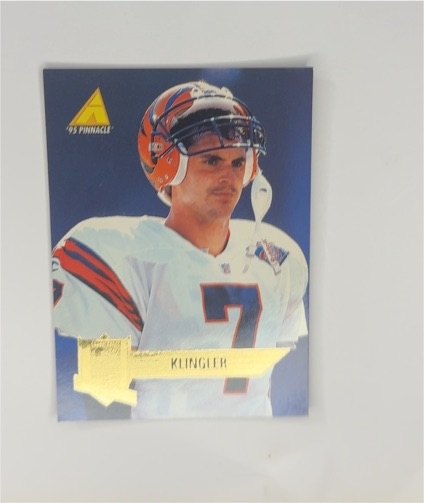 1995 Pinnacle Club Collection #139 David Klingler — front