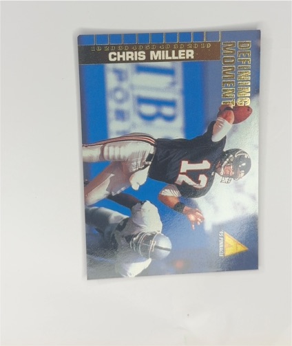 1995 Pinnacle Club Collection #162 Chris Miller Defining Moment — front