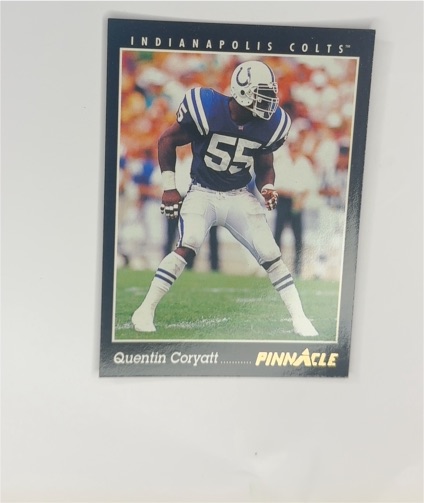 1993 Pinnacle #321 Quentin Coryatt — front