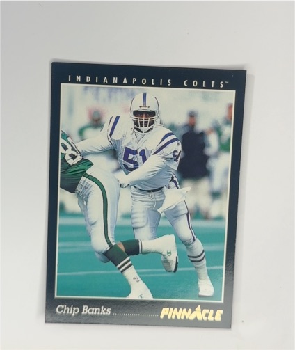1993 Pinnacle #176 Chip Banks — front