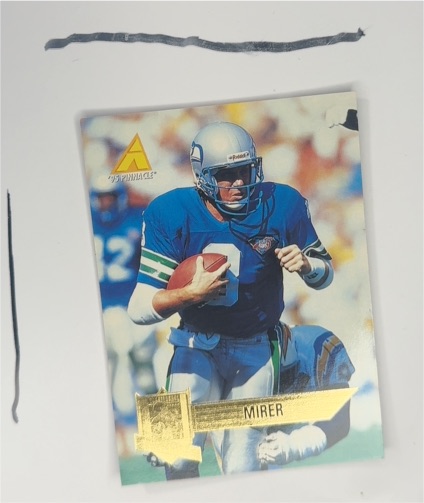 1995 Pinnacle Club Collection #163 Rick Mirer — front