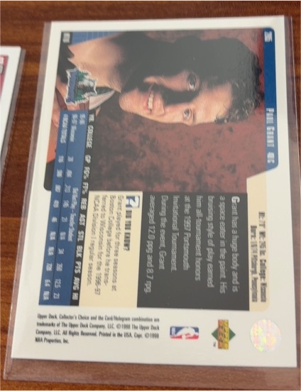 1994-95 Upper Deck Collector's Choice #409 Grant Hill — front